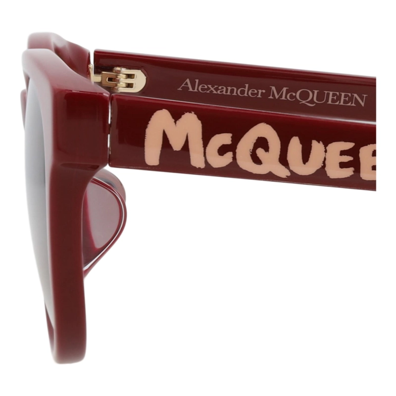 GAFAS DE SOL ALEXANDER MCQUEEN DE ACETATO CON MONTURA REDONDA PARA MUJER EN ROJO ROJO ROJO - 6