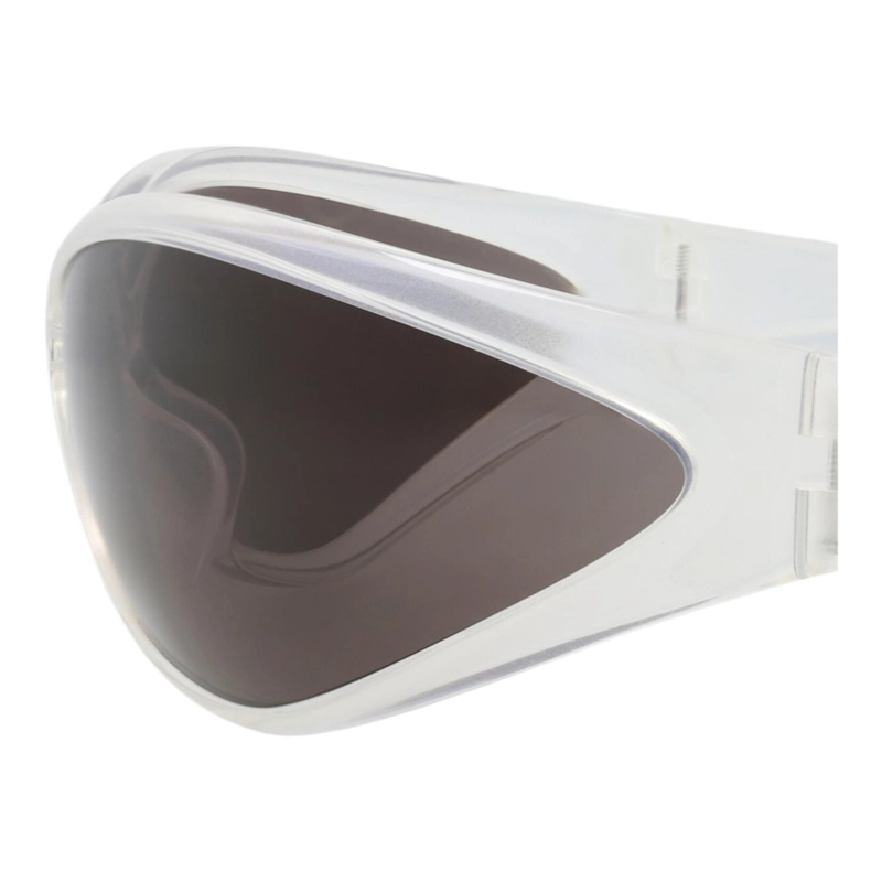 GAFAS DE SOL BALENCIAGA SHIELDFRAME BIO INJECTION PARA HOMBRE Y MUJER EN COLOR GRIS CRISTAL - 6
