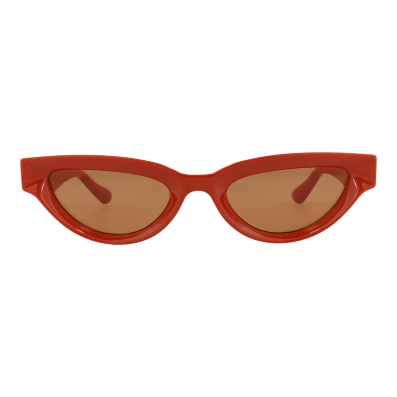 GAFAS DE SOL INYECTABLES BOTTEGA VENETA CON MONTURA DE OJO DE GATO PARA MUJER EN NARANJA NARANJA - 1