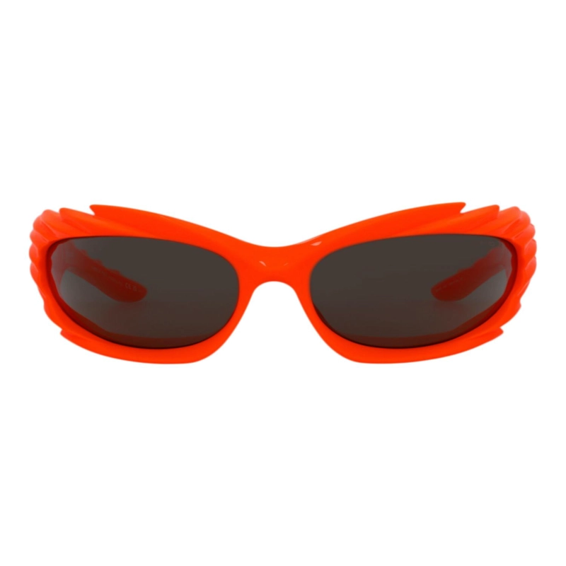 GAFAS DE SOL BALENCIAGA SHIELDFRAME BIO INJECTION PARA HOMBRE Y MUJER EN NARANJA NARANJA Y GRIS - 1
