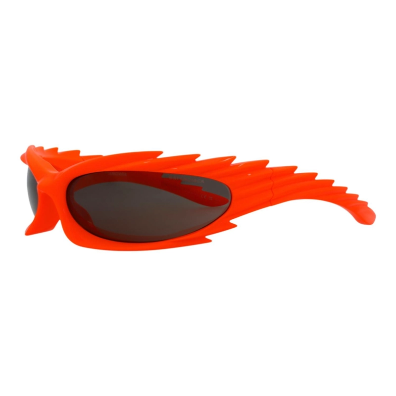 GAFAS DE SOL BALENCIAGA SHIELDFRAME BIO INJECTION PARA HOMBRE Y MUJER EN NARANJA NARANJA Y GRIS - 2