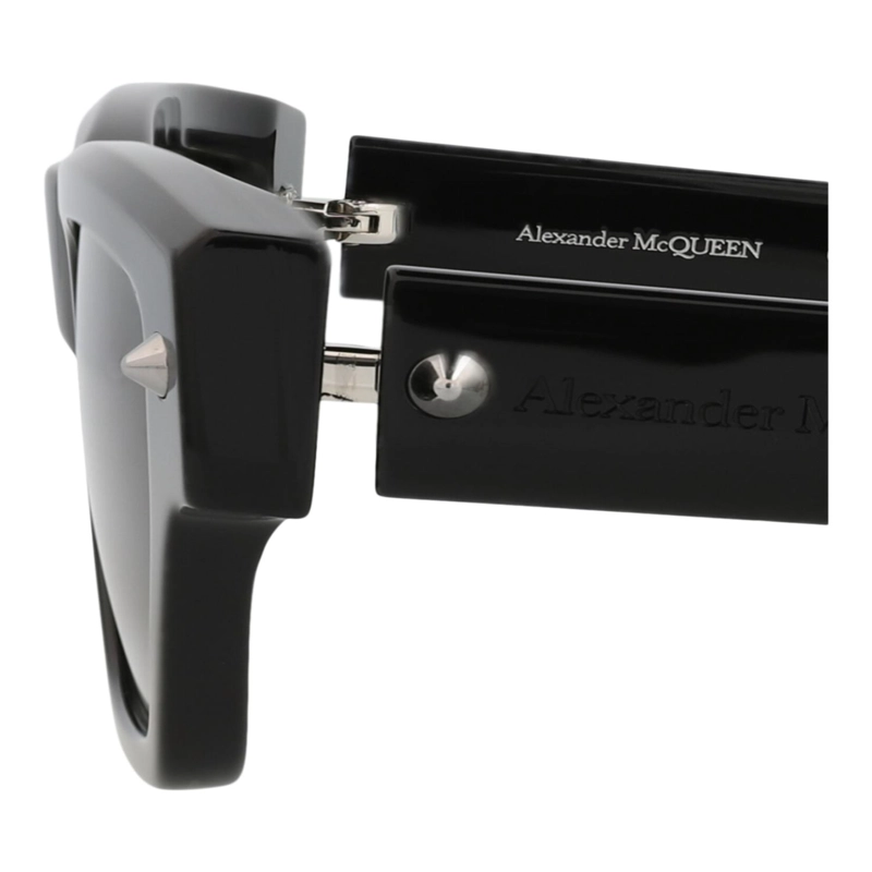 GAFAS DE SOL ALEXANDER MCQUEEN DE ACETATO RECICLADO CON MONTURA CUADRADA PARA HOMBRE EN NEGRO NEGRO - 6