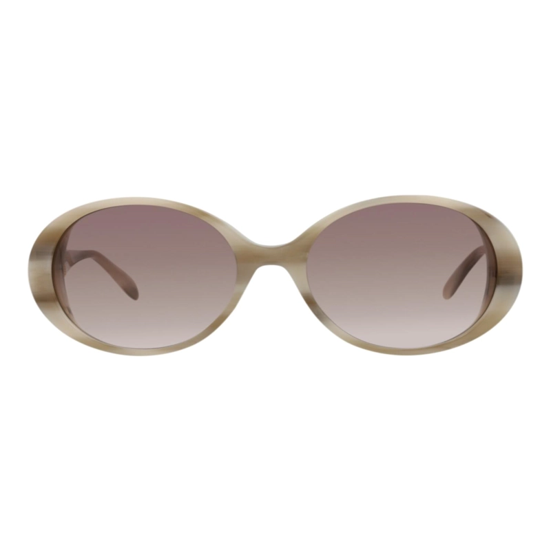 GAFAS DE SOL ALEXANDER MCQUEEN DE ACETATO CON MONTURA REDONDA PARA MUJER EN COLOR MARFIL - 1