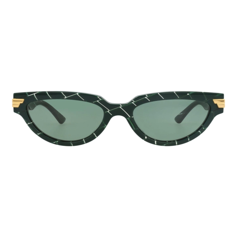 GAFAS DE SOL BOTTEGA VENETA DE ACETATO CON MONTURA DE OJO DE GATO PARA MUJER EN VERDE VERDE Y VERDE - 1