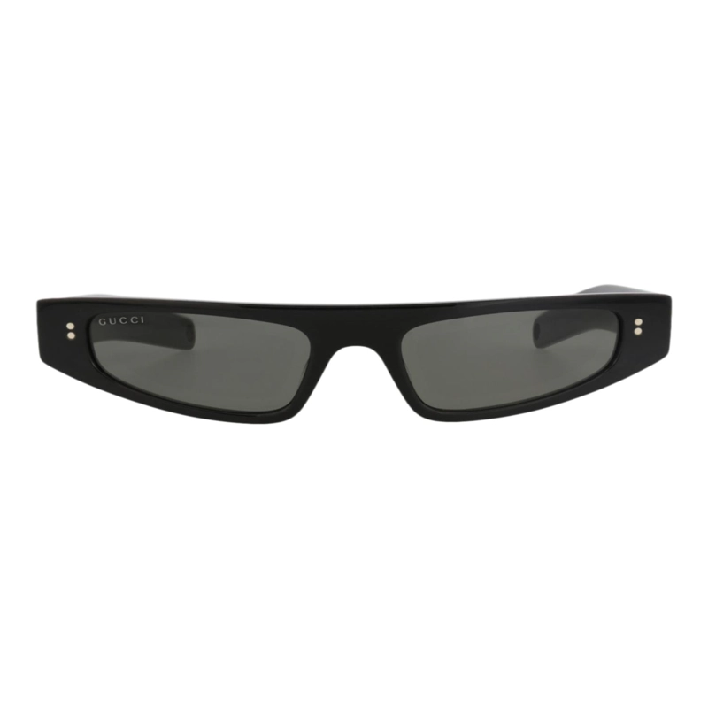 GAFAS DE SOL GUCCI DE ACETATO RECICLADO CON MONTURA DE OJO DE GATO PARA MUJER EN NEGRO NEGRO Y GRIS - 1