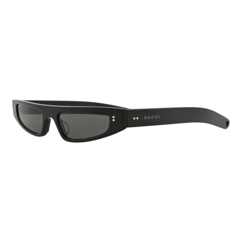 GAFAS DE SOL GUCCI DE ACETATO RECICLADO CON MONTURA DE OJO DE GATO PARA MUJER EN NEGRO NEGRO Y GRIS - 2