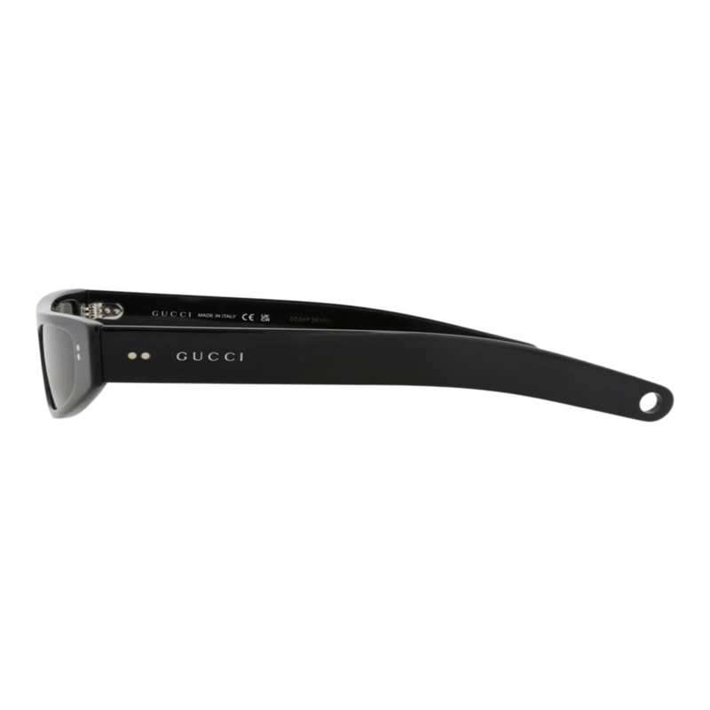 GAFAS DE SOL GUCCI DE ACETATO RECICLADO CON MONTURA DE OJO DE GATO PARA MUJER EN NEGRO NEGRO Y GRIS - 3