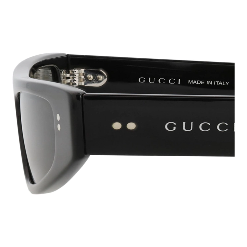 GAFAS DE SOL GUCCI DE ACETATO RECICLADO CON MONTURA DE OJO DE GATO PARA MUJER EN NEGRO NEGRO Y GRIS - 4