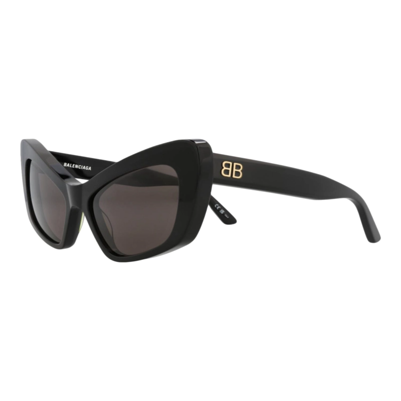 GAFAS DE SOL BALENCIAGA DE ACETATO RECICLADO CON MONTURA DE OJO DE GATO PARA MUJER EN NEGRO NEGRO - 2