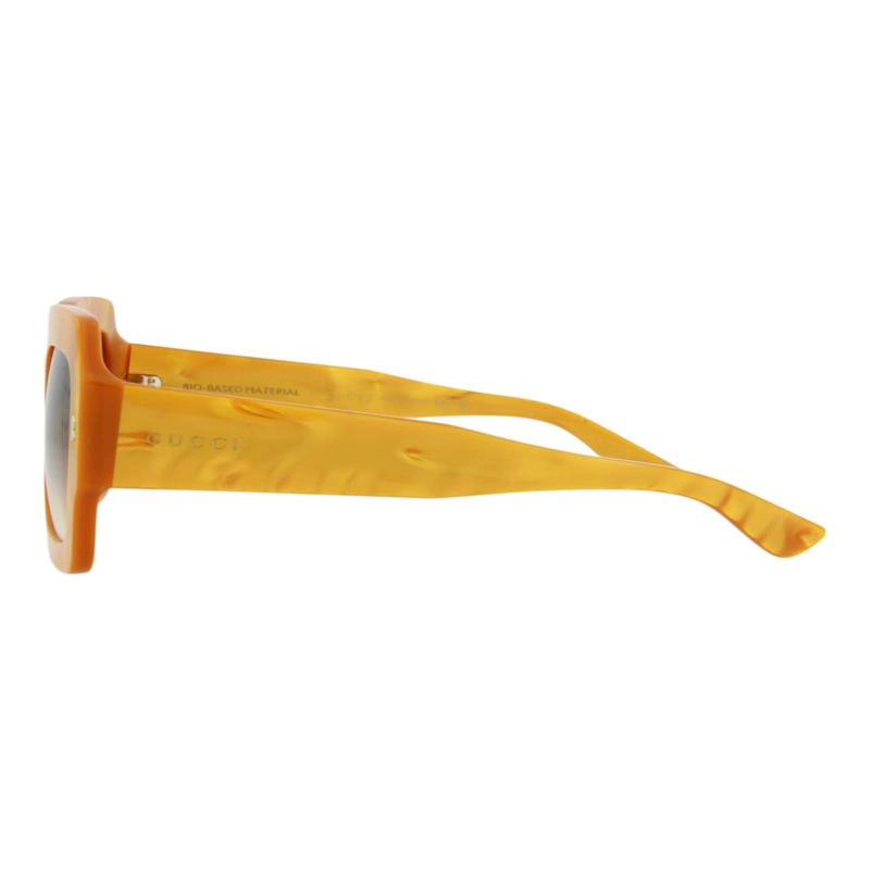 GAFAS DE SOL GUCCI DE BIOACETATO CON MONTURA CUADRADA PARA MUJER EN AMARILLO AMARILLO Y MARRON - 5