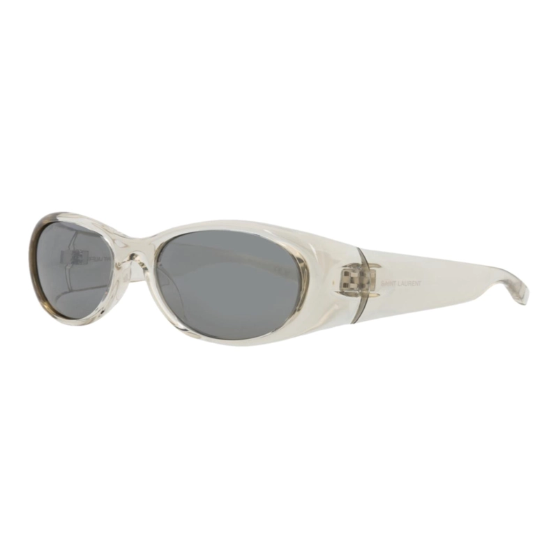 GAFAS DE SOL SAINT LAURENT CON MONTURA REDONDA BIO INJECTION PARA MUJER EN BEIGE BEIGE Y PLATEADO - 2