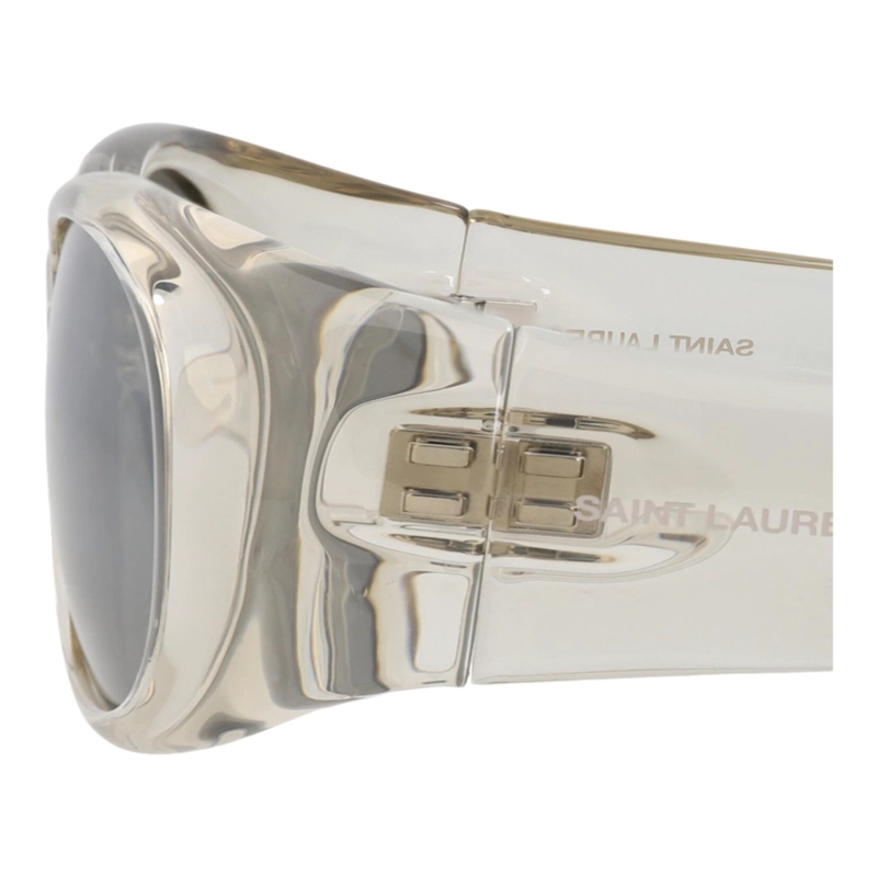GAFAS DE SOL SAINT LAURENT CON MONTURA REDONDA BIO INJECTION PARA MUJER EN BEIGE BEIGE Y PLATEADO - 4