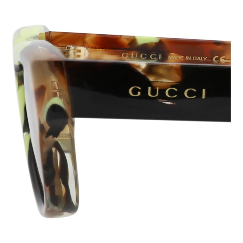 GAFAS DE SOL GUCCI DE ACETATO RECICLADO CON MONTURA CUADRADA PARA HOMBRE EN HAVANA HAVANA BROWN - 6