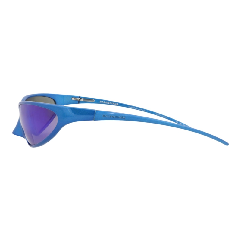 GAFAS DE SOL BALENCIAGA DE ALUMINIO CON MARCO BLINDADO PARA HOMBRE Y MUJER EN AZUL AZUL - 3