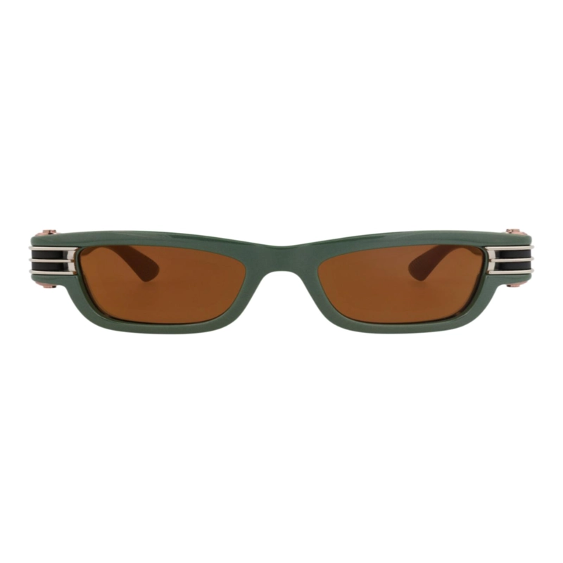 GAFAS DE SOL INYECTABLES BOTTEGA VENETA CON MONTURA CUADRADA PARA HOMBRE Y MUJER EN COLOR VERDE - 1
