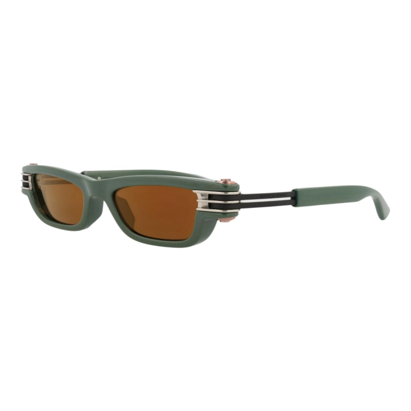 GAFAS DE SOL INYECTABLES BOTTEGA VENETA CON MONTURA CUADRADA PARA HOMBRE Y MUJER EN COLOR VERDE - 2