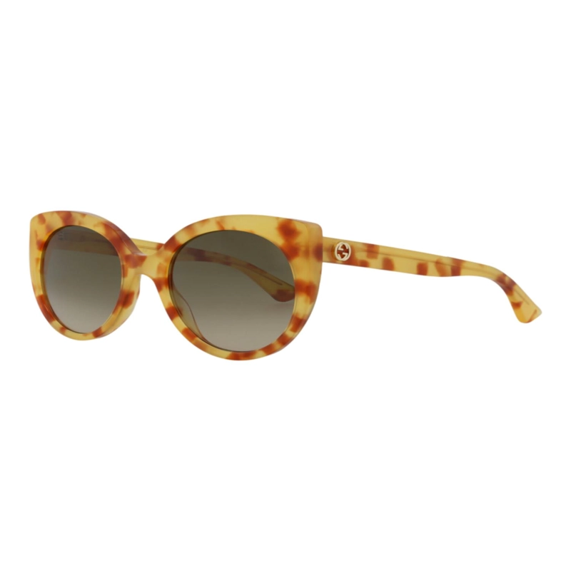 GAFAS DE SOL DE ACETATO CON MONTURA DE GATO GUCCI PARA MUJER EN HAVANA HAVANA BROWN - 2
