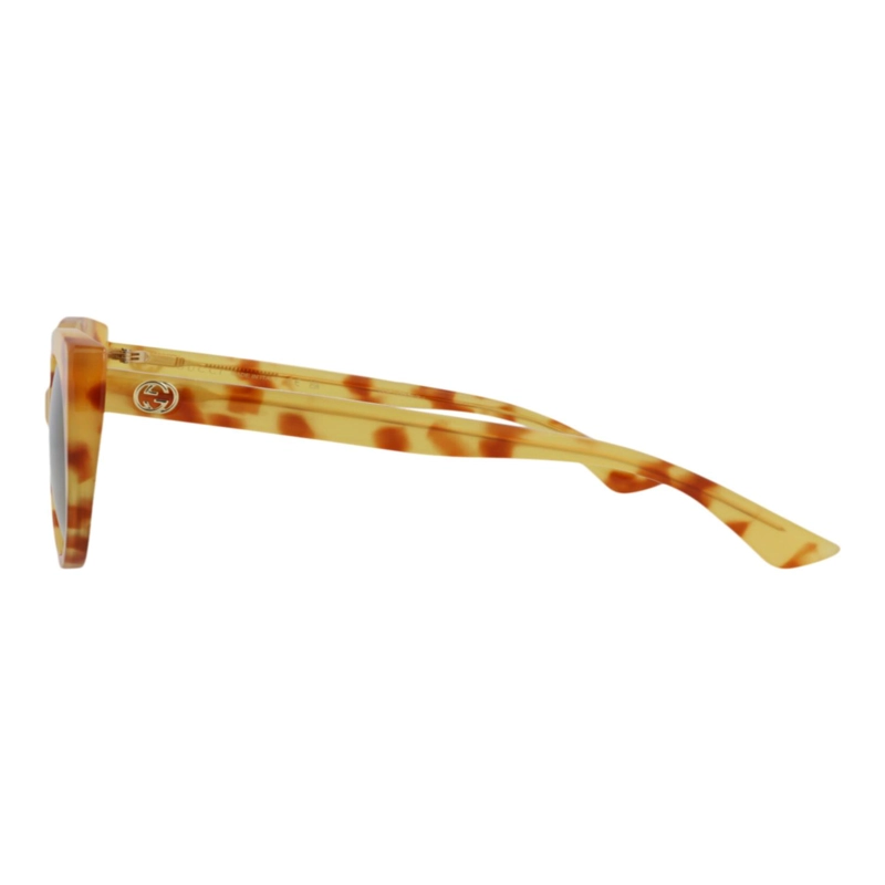 GAFAS DE SOL DE ACETATO CON MONTURA DE GATO GUCCI PARA MUJER EN HAVANA HAVANA BROWN - 3