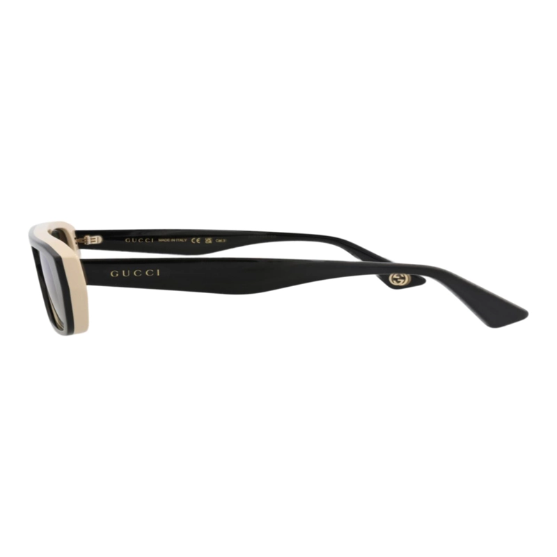 GAFAS DE SOL GUCCI DE ACETATO RECICLADO CON MONTURA CUADRADA PARA HOMBRE EN NEGRO NEGRO Y AZUL - 3