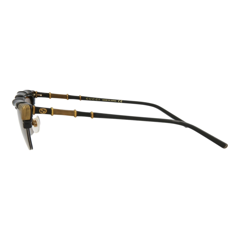 GAFAS DE SOL DE INYECCION CON MONTURA DE OJO DE GATO DE GUCCI PARA MUJER EN NEGRO NEGRO Y MARRON - 5