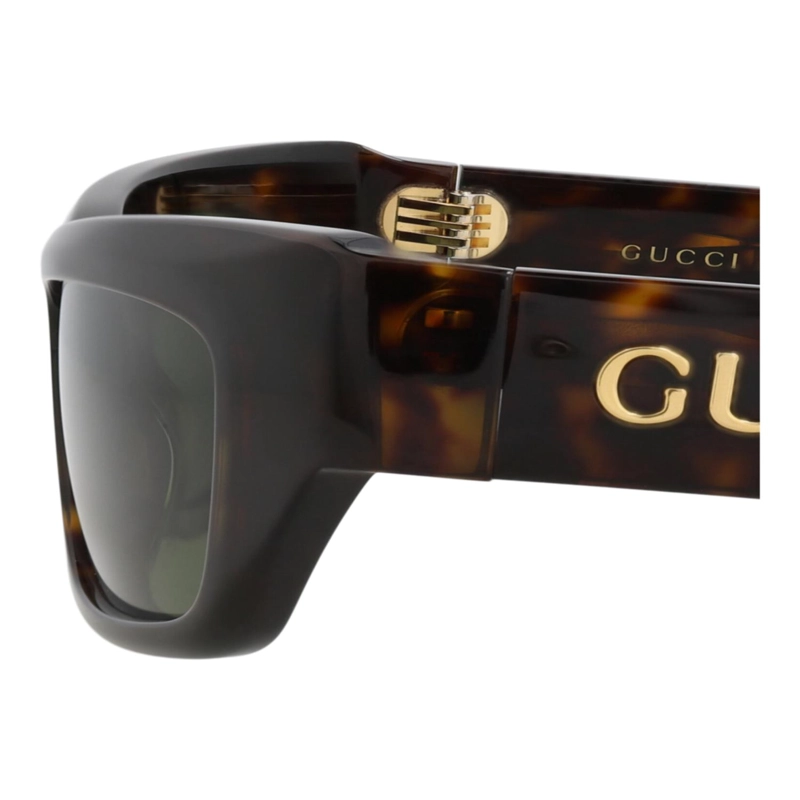 GAFAS DE SOL GUCCI DE ACETATO RECICLADO CON MONTURA DE OJO DE GATO PARA HOMBRE EN HAVANA HAVANA - 4