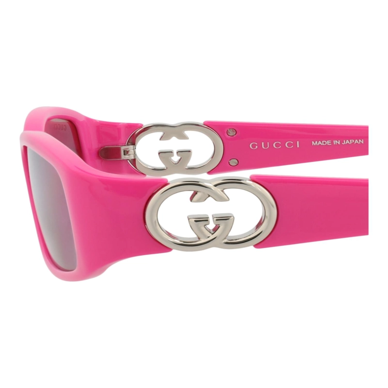 GAFAS DE SOL DE INYECCION CON MONTURA CUADRADA DE GUCCI PARA MUJER EN FUCSIA FUCSIA - 4