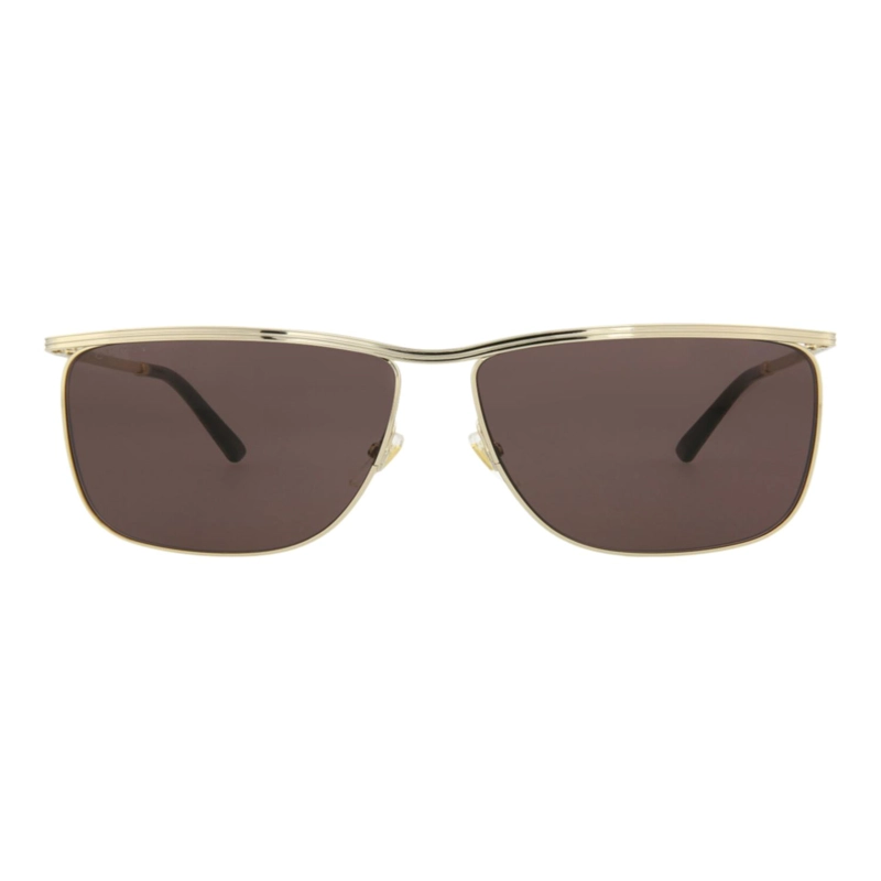 GAFAS DE SOL GUCCI DE METAL CON MONTURA CUADRADA PARA HOMBRE EN DORADO Y GRIS - 1