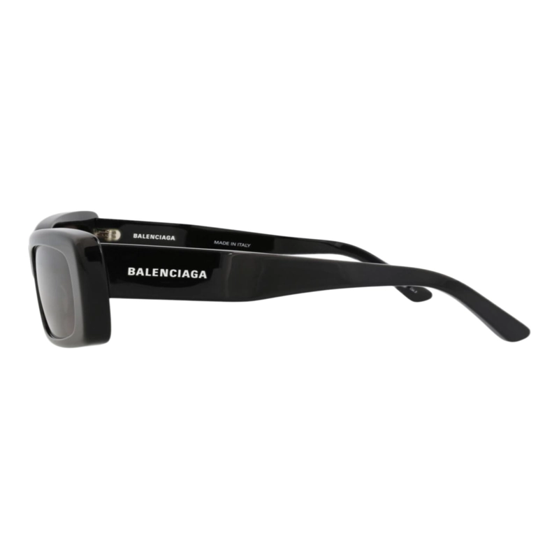 GAFAS DE SOL BALENCIAGA DE ACETATO RECICLADO CON MONTURA CUADRADA PARA HOMBRE Y MUJER EN NEGRO - 3