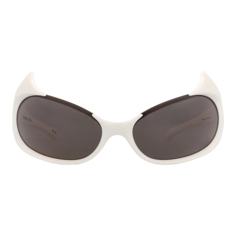 GAFAS DE SOL BALENCIAGA SHIELDFRAME BIO INJECTION PARA MUJER EN COLOR GRIS MARFIL - 1