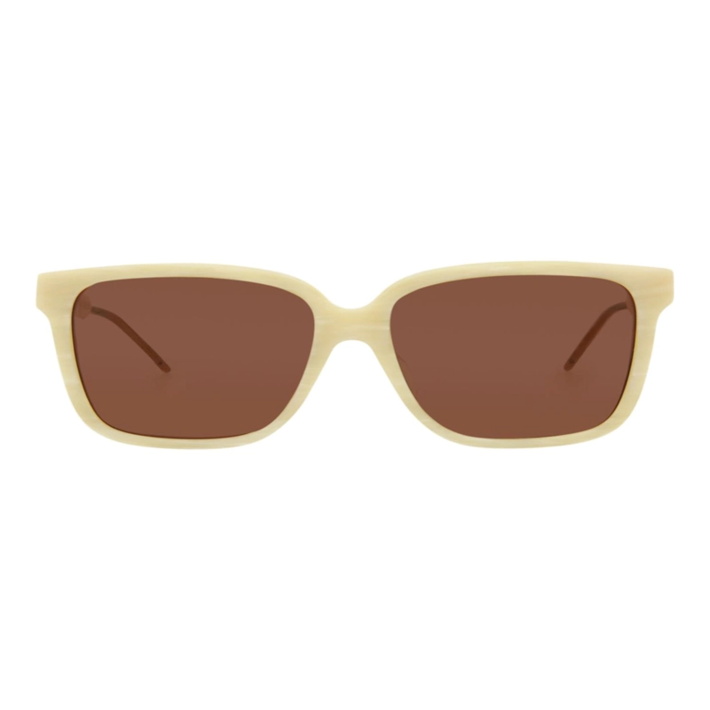 GAFAS DE SOL DE ACETATO CON MONTURA CUADRADA GUCCI PARA MUJER EN BEIGE BEIGE MARRON - 1