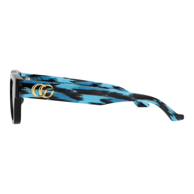 GAFAS DE SOL GUCCI DE ACETATO RECICLADO CON MONTURA CUADRADA PARA MUJER EN NEGRO NEGRO Y VIOLETA - 3