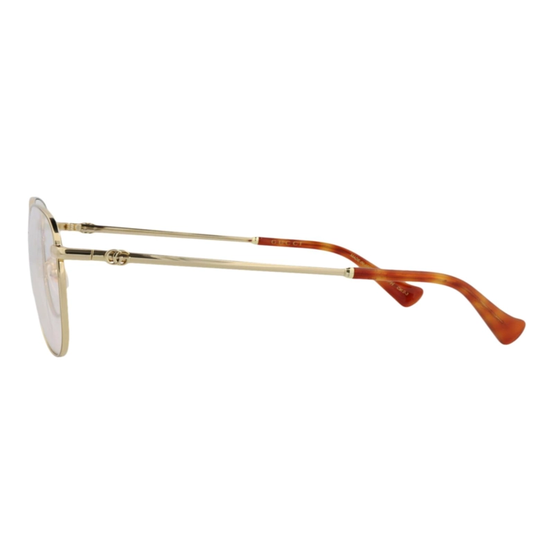 GAFAS DE SOL METALICAS GUCCI CON MONTURA DE AVIADOR PARA MUJER EN DORADO DORADO TRANSPARENTE - 3