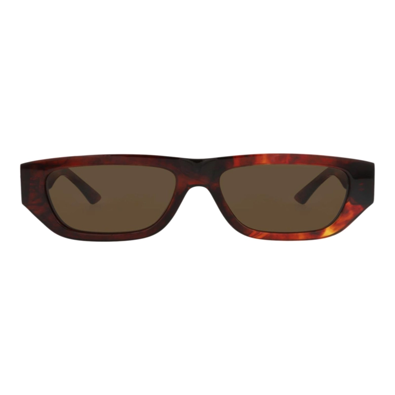 GAFAS DE SOL BOTTEGA VENETA DE ACETATO RECICLADO CON MONTURA CUADRADA PARA HOMBRE Y MUJER EN HAVANA - 1