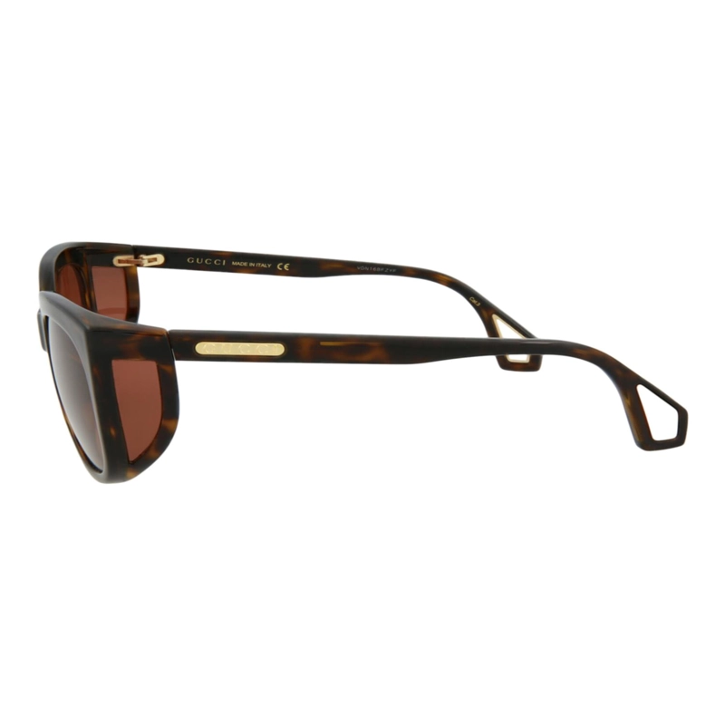 GAFAS DE SOL INYECTABLES CON MONTURA CUADRADA GUCCI PARA MUJER EN HAVANA HAVANA BROWN - 5