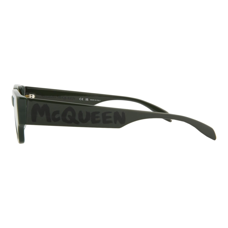 GAFAS DE SOL ALEXANDER MCQUEEN DE ACETATO CON MONTURA CUADRADARECTANGULAR PARA HOMBRE EN VERDE - 3