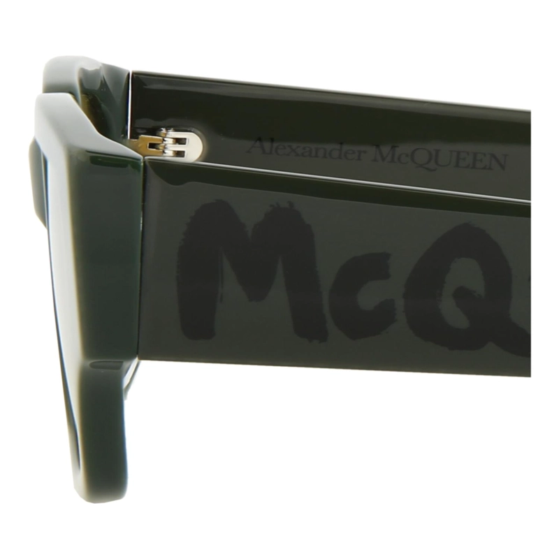 GAFAS DE SOL ALEXANDER MCQUEEN DE ACETATO CON MONTURA CUADRADARECTANGULAR PARA HOMBRE EN VERDE - 4