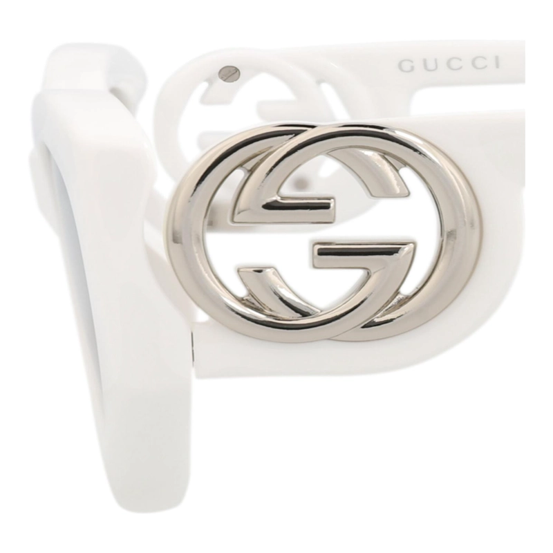 GAFAS DE SOL GUCCI CAT EYEFRAME INJECTION PARA MUJER EN BLANCO BLANCO Y GRIS - 4