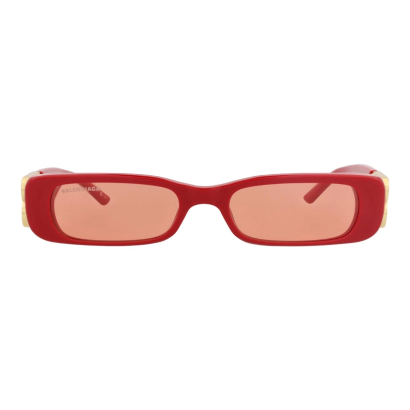 GAFAS DE SOL BALENCIAGA DE ACETATO CON MONTURA CUADRADA PARA MUJER EN ROJO DORADO Y ROJO - 1