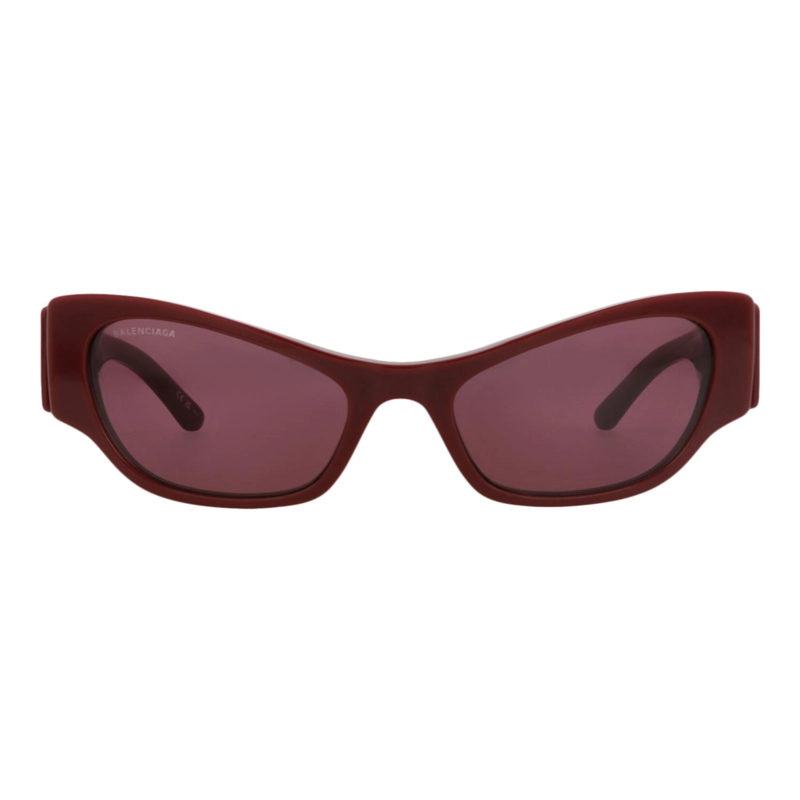 GAFAS DE SOL BALENCIAGA DE ACETATO RECICLADO CON MONTURA DE OJO DE GATO PARA MUJER EN COLOR BURDEOS - 1