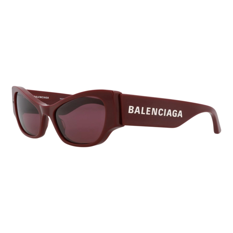 GAFAS DE SOL BALENCIAGA DE ACETATO RECICLADO CON MONTURA DE OJO DE GATO PARA MUJER EN COLOR BURDEOS - 2