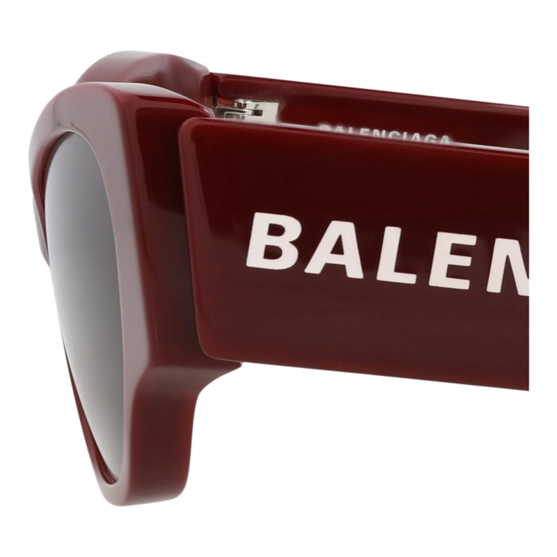 GAFAS DE SOL BALENCIAGA DE ACETATO RECICLADO CON MONTURA DE OJO DE GATO PARA MUJER EN COLOR BURDEOS - 6
