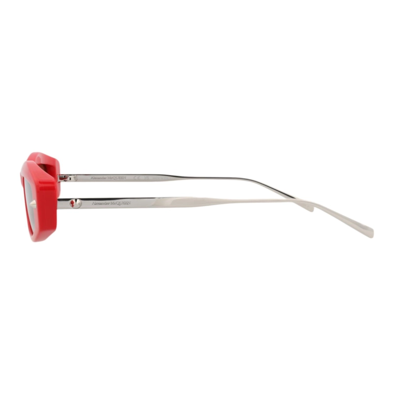 GAFAS DE SOL ALEXANDER MCQUEEN DE ACETATO RECICLADO CON MONTURA CUADRADA PARA MUJER EN ROJO - 3