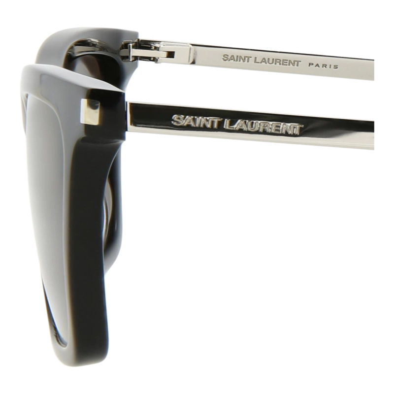 GAFAS DE SOL SAINT LAURENT DE ACETATO CON MONTURA CUADRADA PARA MUJER EN NEGRO PLATEADO Y NEGRO - 6