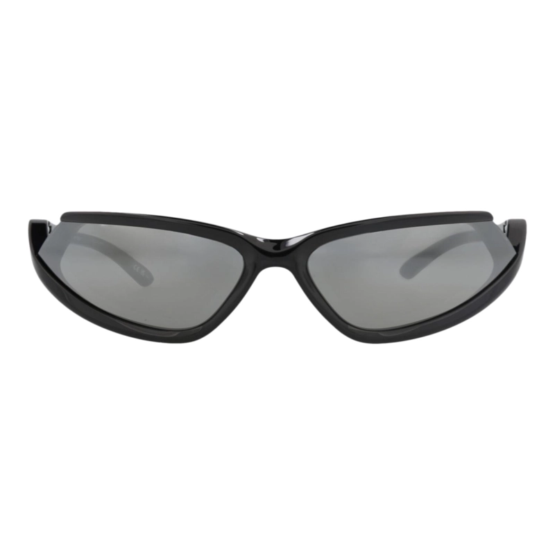 GAFAS DE SOL BALENCIAGA SHIELDFRAME BIO INJECTION PARA HOMBRE Y MUJER EN NEGRO NEGRO Y PLATEADO - 1