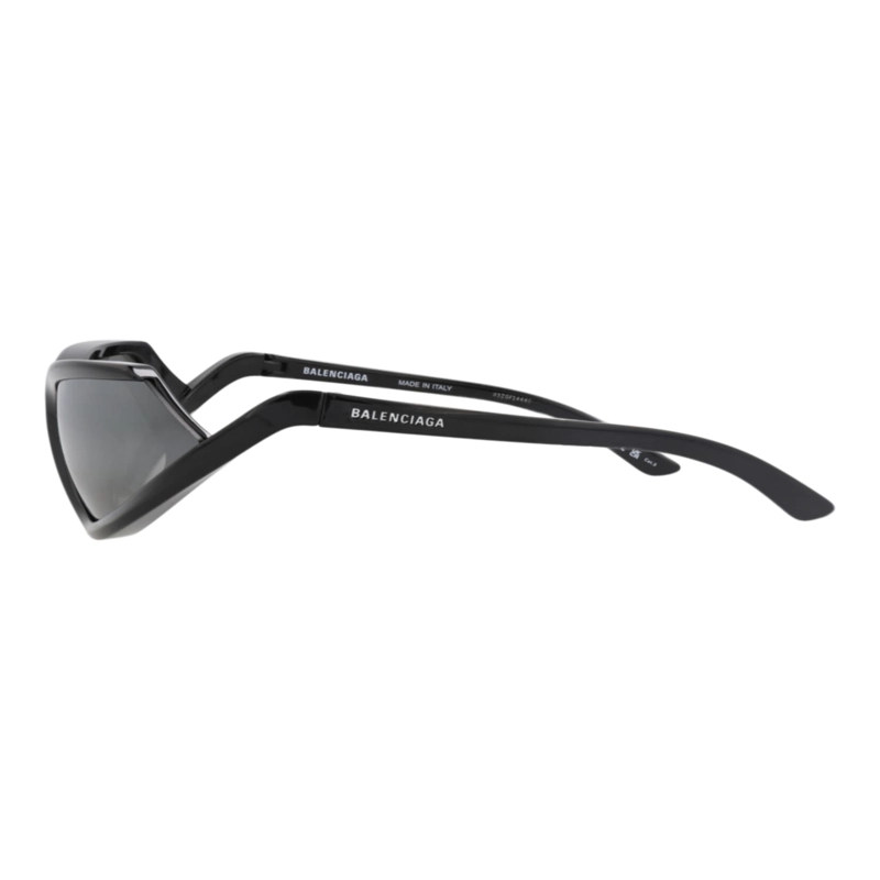 GAFAS DE SOL BALENCIAGA SHIELDFRAME BIO INJECTION PARA HOMBRE Y MUJER EN NEGRO NEGRO Y PLATEADO - 3