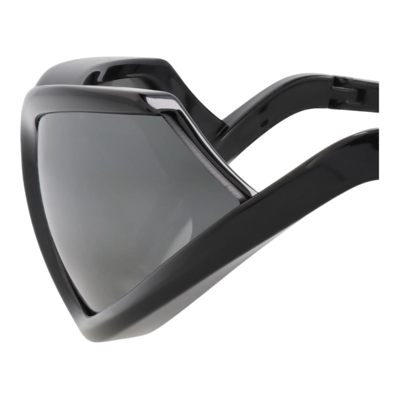 GAFAS DE SOL BALENCIAGA SHIELDFRAME BIO INJECTION PARA HOMBRE Y MUJER EN NEGRO NEGRO Y PLATEADO - 4