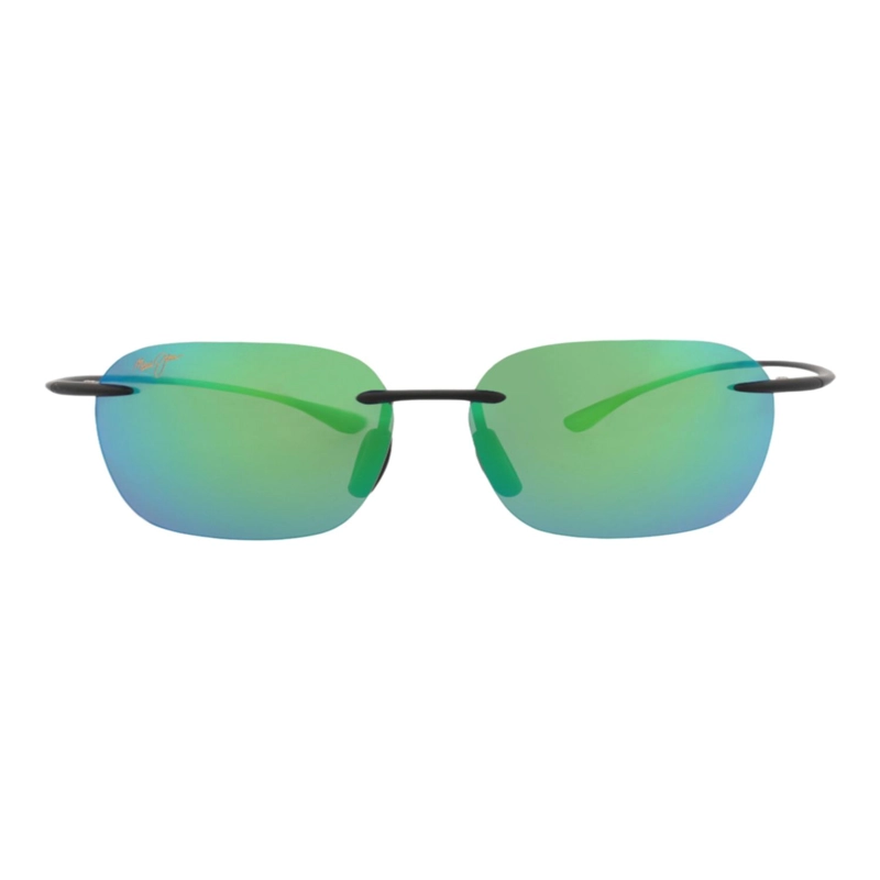 GAFAS DE SOL MAUI JIM DE NAILON CON MONTURA CUADRADA PARA HOMBRE Y MUJER EN NEGRO NEGRO Y VERDE - 1