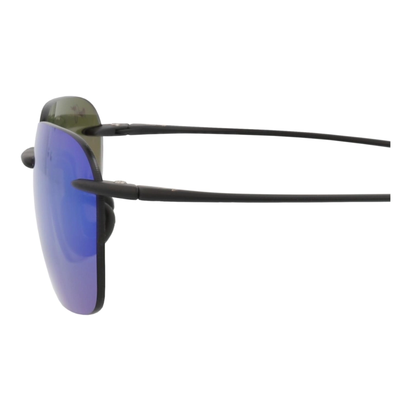 GAFAS DE SOL MAUI JIM DE NAILON CON MONTURA CUADRADA PARA HOMBRE Y MUJER EN NEGRO NEGRO Y VERDE - 6