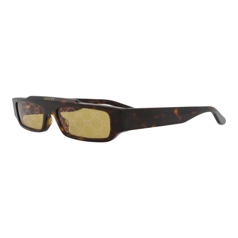 GAFAS DE SOL GUCCI DE ACETATO RECICLADO CON MONTURA CUADRADA PARA HOMBRE EN HAVANA HAVANA YELLOW - 2