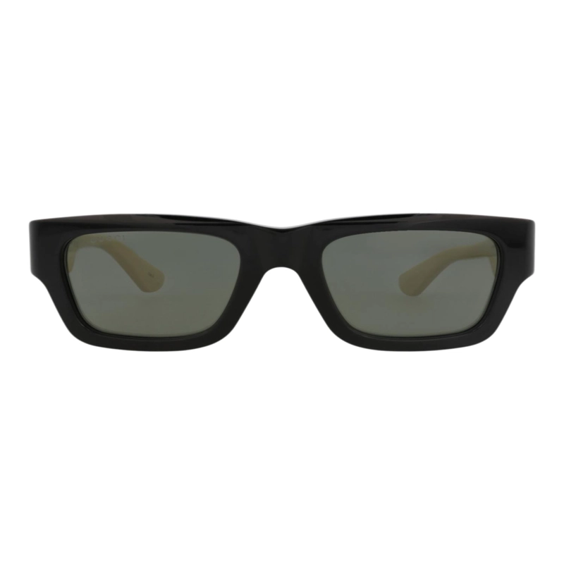 GAFAS DE SOL GUCCI DE ACETATO RECICLADO CON MONTURA CUADRADA PARA HOMBRE EN COLOR NEGRO Y GRIS - 1